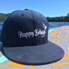 Whale Tail Snapback Hat - Happy Beluga - Right