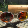 The Right Bamboo Sunglasses - Happy Beluga - Front - recycled plastic sunglasses