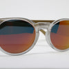 The Right Bamboo Sunglasses - Happy Beluga - closeup - recycled plastic sunglasses